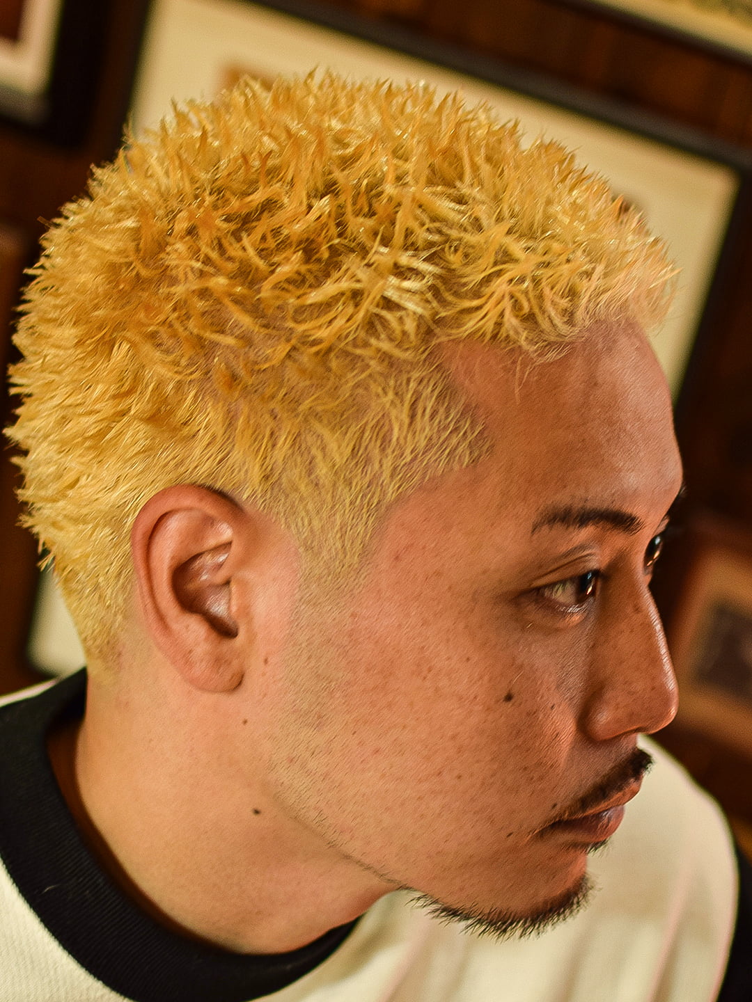 硬くて立ちやすい直毛